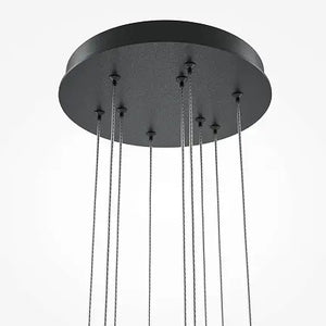 Pendant light Brushed brass finish & opal glass diffuser – Jupiter MOD236PL‑L54B3K | Maytoni