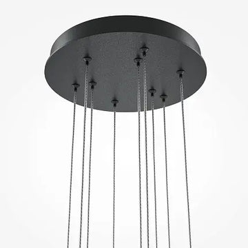 Pendant light Brushed brass finish & opal glass diffuser – Jupiter MOD236PL‑L54B3K | Maytoni