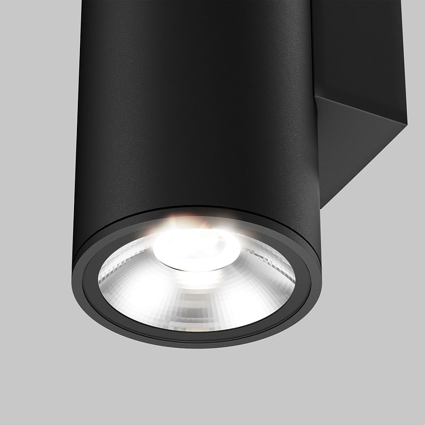 Wandleuchte – Graphitfarbenes Metall mit Glas, 24 W LED, Warmweiß, 1100 lm - Shim | Maytoni