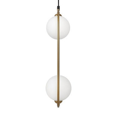 Pendelleuchte mit Opalglas - Diffusoren und Messing - Finish im modernen Design – Ring | Maytoni - Esszett Luxury | Stilvolles Wohnen mit Charakter