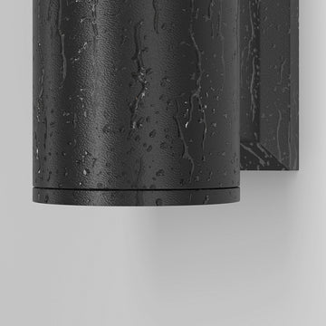 Wandleuchte mit schwarzem Aluminiumgehäuse und versiegeltem Sicherheitsglas – Bowery | Maytoni - Esszett Luxury | Stilvolles Wohnen mit Charakter