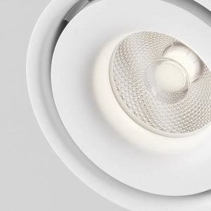 White aluminum ceiling light with integrated LED and neutral white light – Yin | Maytoni