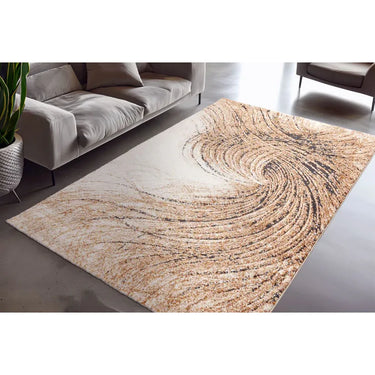 Teppich – Warme Terrakotta Töne, Weicher Kurzflor, Zeitlose Eleganz, 200 cm - Firenze 487 | Kayoom