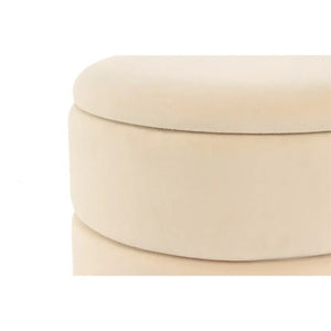 Hocker Samtbezug Stauraum Edelstahlgestell – Zero 525 | Kayoom - Esszett Luxury | Stilvolles Wohnen mit Charakter