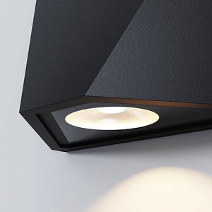 Fassadenbeleuchtung Schwarzer Metallwürfel LED 6 W 3000 K IP54 – Beekman | Maytoni - Esszett Luxury | Stilvolles Wohnen mit Charakter