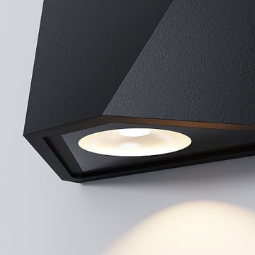 Fassadenbeleuchtung Schwarzer Metallwürfel LED 6 W 3000 K IP54 – Beekman | Maytoni - Esszett Luxury | Stilvolles Wohnen mit Charakter