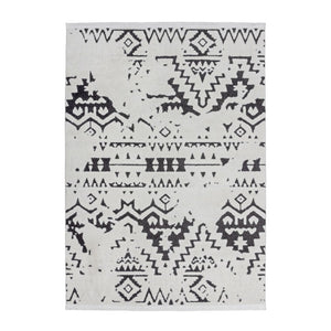 Low-Pile Rug Soft Polyester & Ethnic Pattern ‐ Agadir 110 | Kayoom