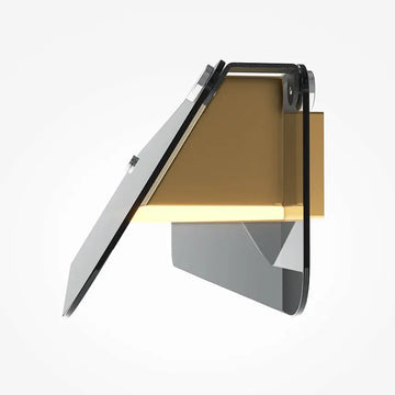 Wall lamp Brushed Brass, Glass Sphere, Integrated LED - Flat | Maytoni