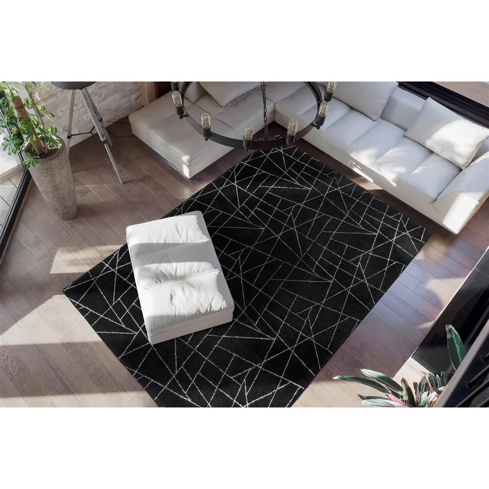 High-Pile Polyester Rug & Cotton Backing – Bijou 125 | Kayoom