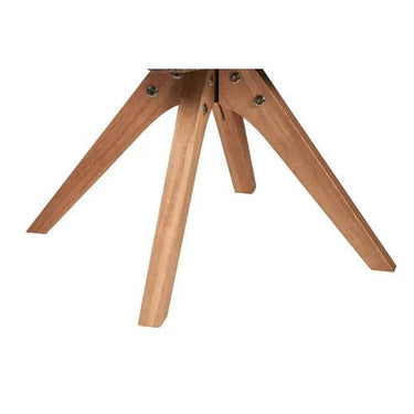 Stuhl Gepolsterte Sitzfläche mit Armlehnen und Holzbeinen – Dian 225 | Kayoom - Esszett Luxury | Stilvolles Wohnen mit Charakter