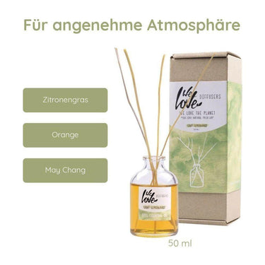 Diffuser - Light Lemongrass 50ml (100% Ätherisches Öl) von We Love The Planet - Esszett Luxury | Stilvolles Wohnen mit Charakter