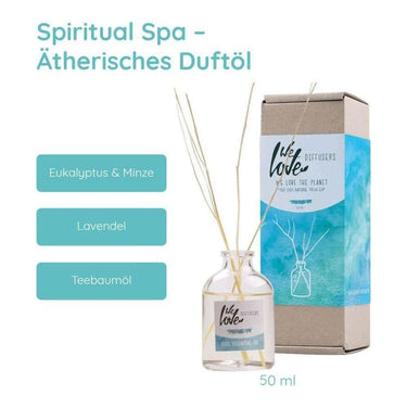 Diffuser - Spiritual Spa 50ml (100% Ätherisches Öl) von We Love The Planet - Esszett Luxury | Stilvolles Wohnen mit Charakter