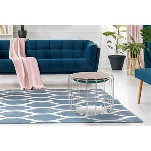 Tisch Samtbezug Spiegelglas - Oberfläche abnehmbares Oberteil – Comfortable 110 | Kayoom - Esszett Luxury | Stilvolles Wohnen mit Charakter