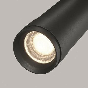Ceiling Light Black Aluminum LED Adjustable Beam Angle 15°–50° – Focus Zoom | Maytoni