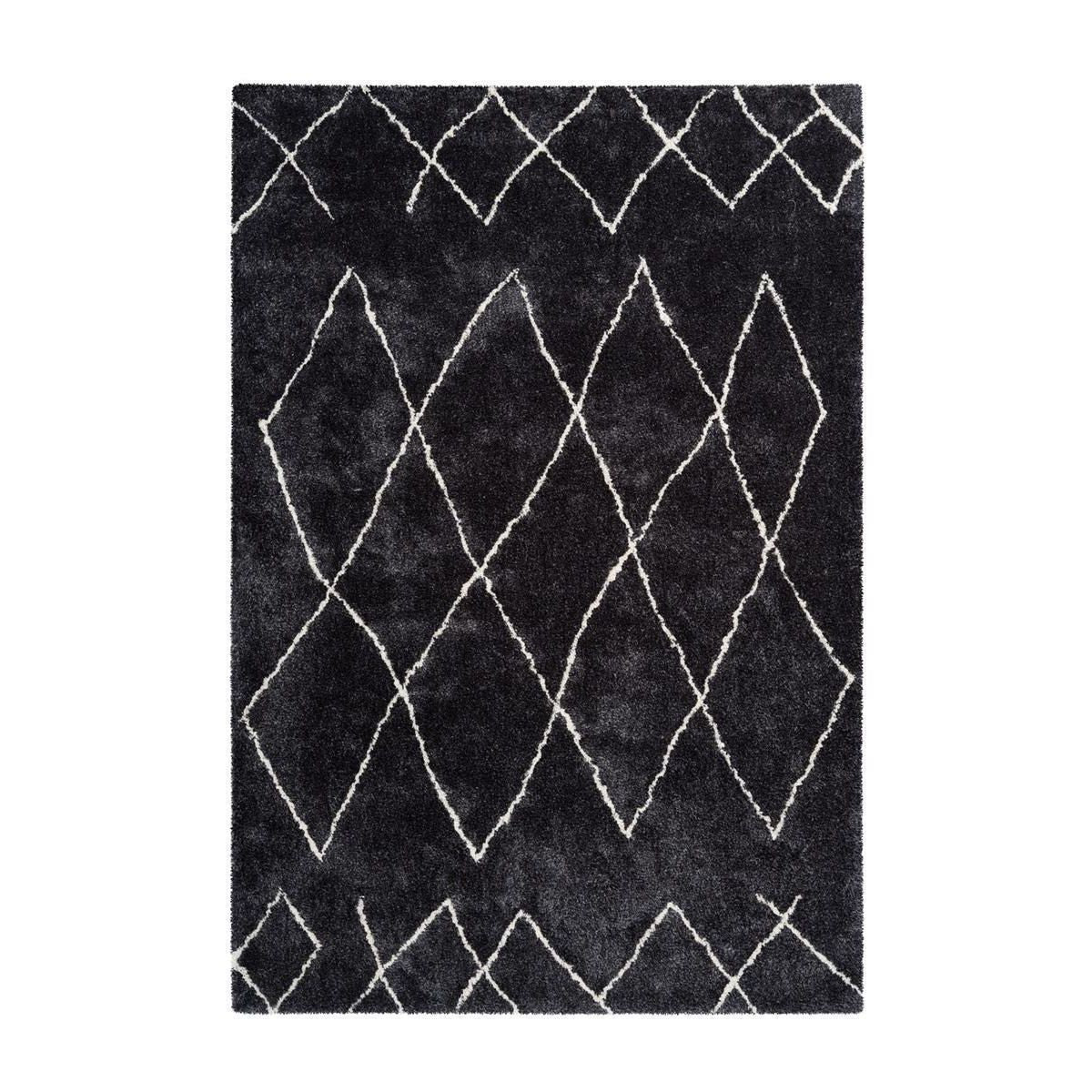 High-Pile Carpet with Geometric Textured Pattern, Suitable for Underfloor Heating – Orlando 325 | Kayoom