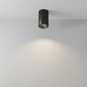 Deckenleuchte – Schwarzes Finish, Aluminium Gehäuse, GU10 Fassung, Ø6,5 cm - Zoom | Maytoni
