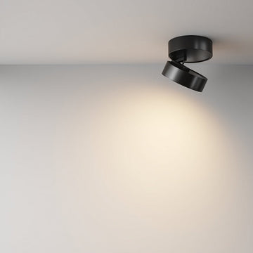 Deckenleuchte aus mattschwarzem Aluminium mit LED und warmweißem Licht – Onda | Maytoni - Esszett Luxury | Stilvolles Wohnen mit Charakter
