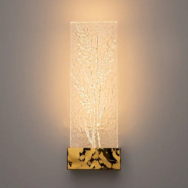 Wall light brass, metal frame, clear acrylic shades, integrated 3W LED 3000K – Ornate | Maytoni
