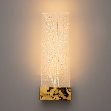 Wall light brass, metal frame, clear acrylic shades, integrated 3W LED 3000K – Ornate | Maytoni