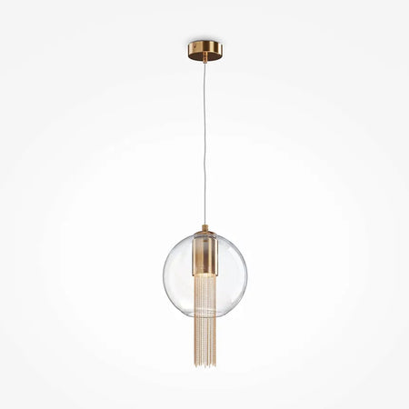 Pendelleuchte – Messing Finish, Metallgehäuse, 20 cm Schirm - Flusso | Maytoni image