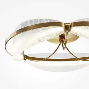 Ceiling Light Brass Finish & Structured Acrylic Diffuser – Breeze | Maytoni