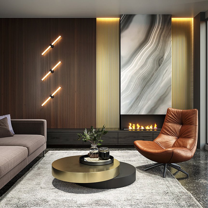 Wandleuchte Schwarz Aluminium, matter weißer Diffusor, 16 W LED 3000 K – Axis | Maytoni - Esszett Luxury | Stilvolles Wohnen mit Charakter