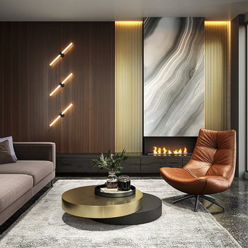Wandleuchte Schwarz Aluminium, matter weißer Diffusor, 16 W LED 3000 K – Axis | Maytoni - Esszett Luxury | Stilvolles Wohnen mit Charakter