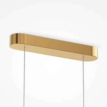 Pendelleuchte Goldfarbener Metallrahmen Gerillte Glaskugeln LED 18 W 3000 K – Amulet | Maytoni - Esszett Luxury | Stilvolles Wohnen mit Charakter
