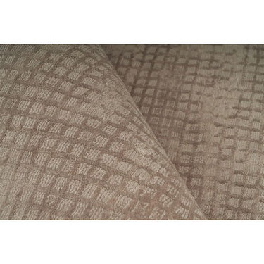 Teppich – Taupe Viskose, Weiche Oberfläche, Pflegeleicht Design, 150 cm - Bridget 125 | Kayoom