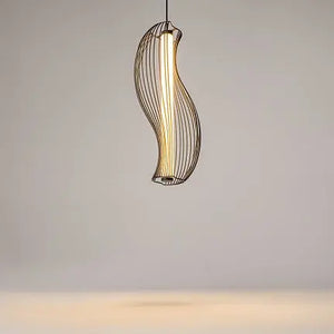 Pendant Light Black Metal Acrylic Elements Modern Linear Design – Shadows of the Past | Maytoni