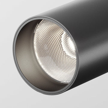 Deckenleuchte Matte Schwarze Aluminium - Oberfläche – Focus LED | Maytoni - Esszett Luxury | Stilvolles Wohnen mit Charakter