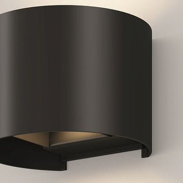 Fassadenbeleuchtung Schwarzer Metallszylinder LED 6 W 3000 K IP54 – Fulton | Maytoni - Esszett Luxury | Stilvolles Wohnen mit Charakter