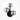Wall light with matte black finish and smoke-chrome glass spheres – Dallas | Maytoni