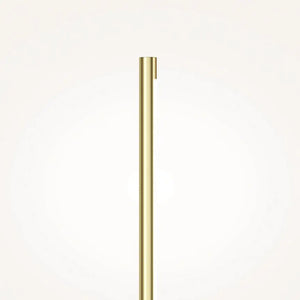 Wall lamp Satin brass, metal base, white silicone-metal tube shade, integrated 5W LED 3000K – Renaissance | Maytoni