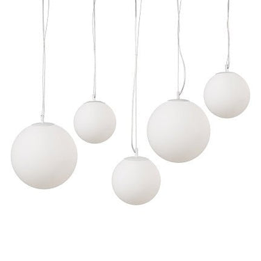 Pendelleuchte Mattweißes Metall Mattweißes Glas Cluster - Design – Basic Form | Maytoni - Esszett Luxury | Stilvolles Wohnen mit Charakter