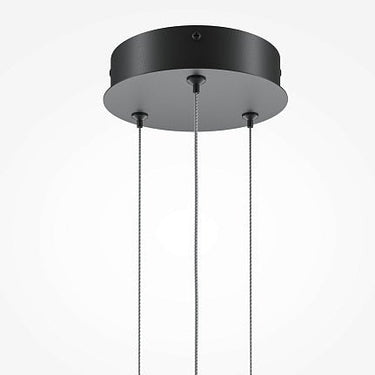 Pendelleuchte Schlankes schwarzes lineares Design Integrierte LED & Modernes Finish – Halo | Maytoni - Esszett Luxury | Stilvolles Wohnen mit Charakter