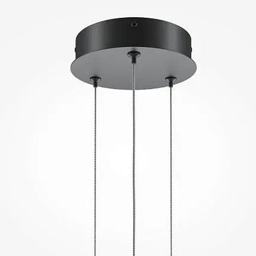 Pendant Light Slim Black Linear Design Integrated LED & Modern Finish – Halo | Maytoni