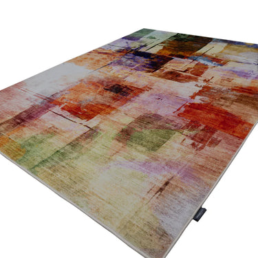Teppich – Abstraktes Design, Mehrfarbiger Look, Kurzflor Struktur, 80 x 150 cm - Visionary 134 | Kayoom