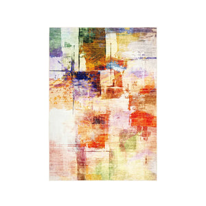Teppich – Abstraktes Design, Mehrfarbiger Look, Kurzflor Struktur, 120 x 170 cm - Visionary 134 | Kayoom