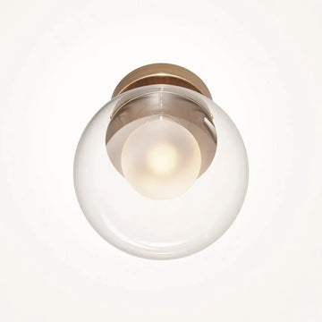 Wall Light Brushed Gold, Metal Mesh, Round Design – Basic form | Maytoni