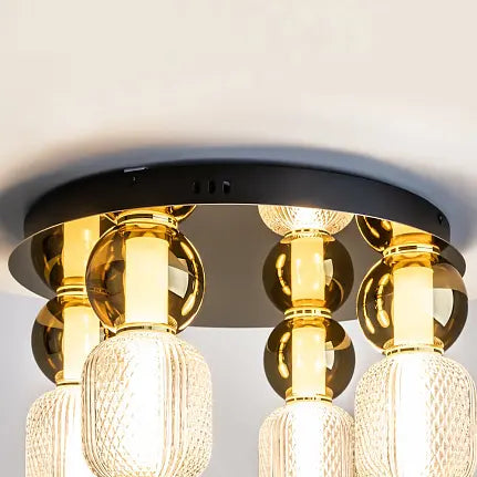 Ceiling light Golden ring design with LED – Drop | Maytoni