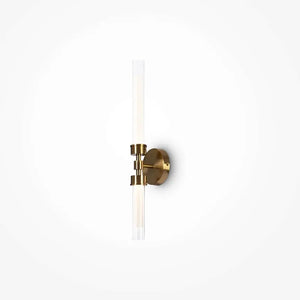 Wall Lamp with Brass Finish and Clear & White Glass Diffuser – Stelo | Maytoni