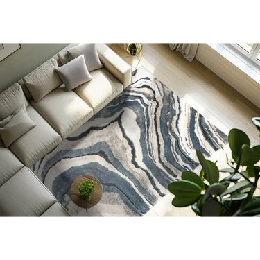 Teppich – Edle Grautöne, Weicher Kurzflor, Zeitlose Eleganz, 80 cm - Firenze 486 | Kayoom