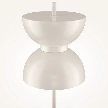 Floor lamp White metal arm & marble base with glossy white glass shades – Kyoto MOD178FL‑L11W3K | Maytoni