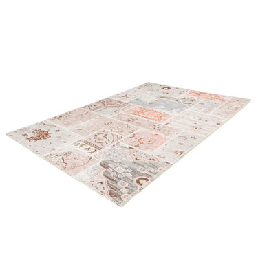 Teppich – Patchwork Muster, Vintage Design, Florale Ornamente, 160 x 230 cm - Person 225 | Kayoom