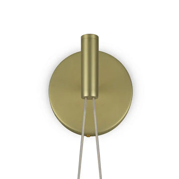 Wall light with gold finish and textured glass diffuser – Maya | Maytoni