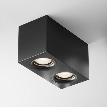 Deckenleuchte Deckenanbau Mattes Schwarz Finish – Slim | Maytoni - Esszett Luxury | Stilvolles Wohnen mit Charakter