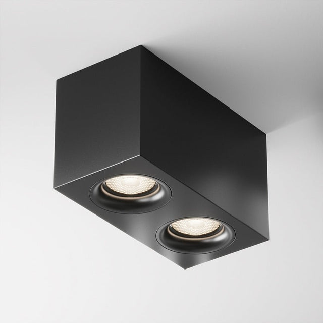 Deckenleuchte Deckenanbau Mattes Schwarz Finish – Slim | Maytoni - Esszett Luxury | Stilvolles Wohnen mit Charakter