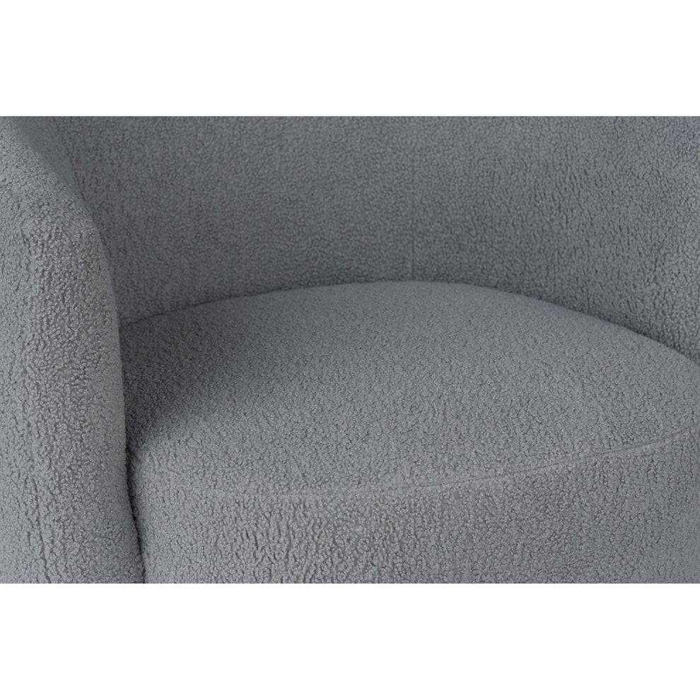 Sessel mit Teddy - Stoff extra gepolstert & robustem Metallgestell – Aveiro 125 | Kayoom - Esszett Luxury | Stilvolles Wohnen mit Charakter