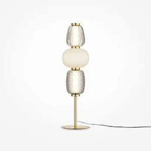 Tischleuchte – Goldfarbenes Metall, 28 W Leistung, Warmweiß, Ø18 cm - Pattern | Maytoni